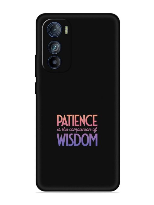 Patience Is The Embossed Soft Silicone Case for Motorola Moto Edge 30 Zapvi