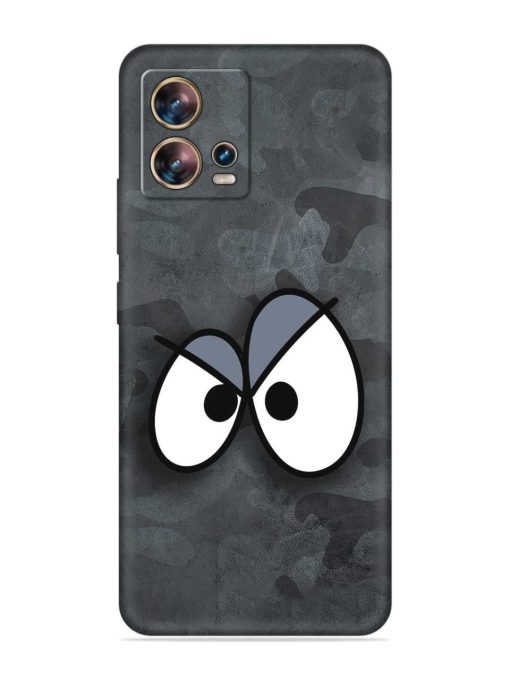 Big Eyes Night Mode Embossed Soft Silicone Case for Motorola Moto Edge 30 Fusion