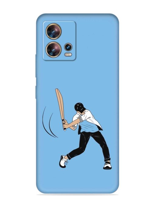 Cricket Gully Boy Embossed Soft Silicone Case for Motorola Moto Edge 30 Fusion Zapvi