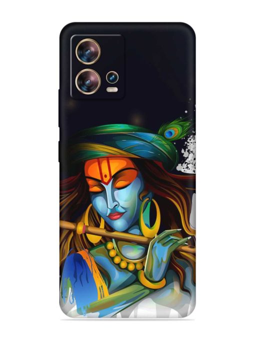 Krishna Art Embossed Soft Silicone Case for Motorola Moto Edge 30 Fusion