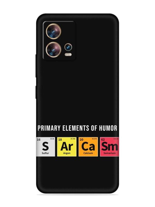 Primary Elements Humor Embossed Soft Silicone Case for Motorola Moto Edge 30 Fusion Zapvi