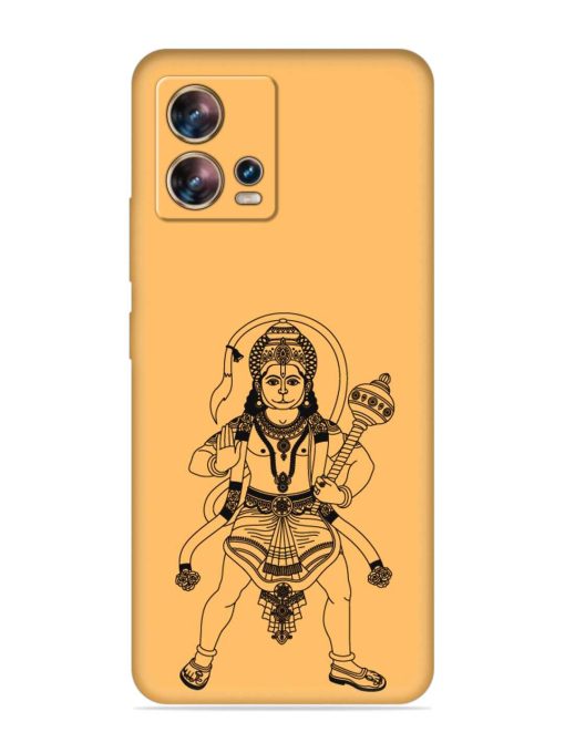 Indian God Hanuman Embossed Soft Silicone Case for Motorola Moto Edge 30 Fusion Zapvi