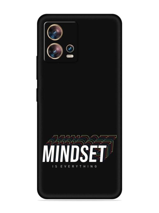 Mindset Everything Slogan Embossed Soft Silicone Case for Motorola Moto Edge 30 Fusion Zapvi