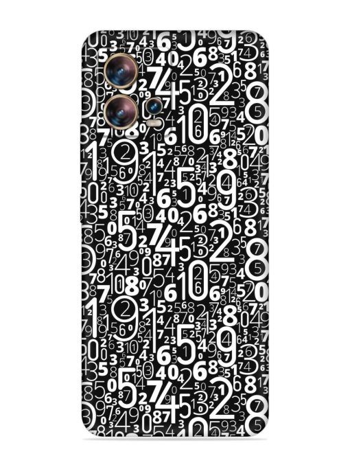 Many Numbers Different Embossed Soft Silicone Case for Motorola Moto Edge 30 Fusion Zapvi