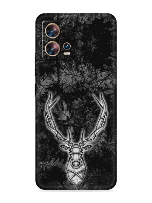 Ancient Deer Embossed Soft Silicone Case for Motorola Moto Edge 30 Fusion Zapvi