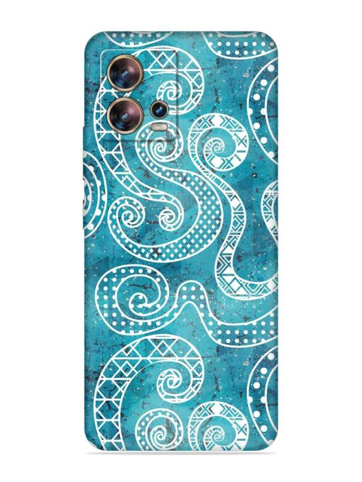 Vintage Curved Seamless Embossed Soft Silicone Case for Motorola Moto Edge 30 Fusion Zapvi