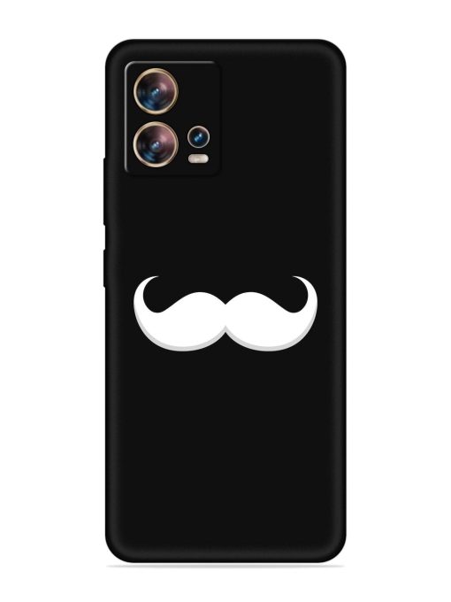 Mustache Vector Embossed Soft Silicone Case for Motorola Moto Edge 30 Fusion Zapvi