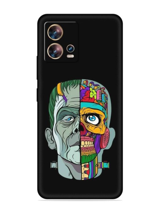 Men Vs Skull Embossed Soft Silicone Case for Motorola Moto Edge 30 Fusion Zapvi