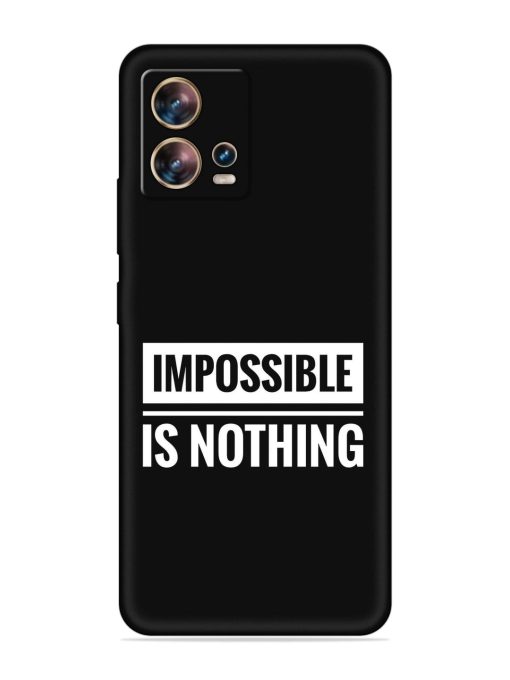 Impossible Is Nothing Embossed Soft Silicone Case for Motorola Moto Edge 30 Fusion Zapvi