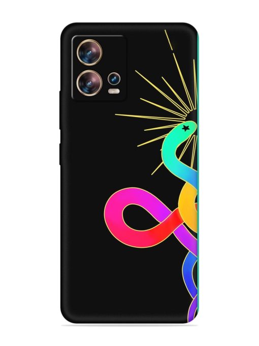 Art Geometric Abstraction Embossed Soft Silicone Case for Motorola Moto Edge 30 Fusion Zapvi