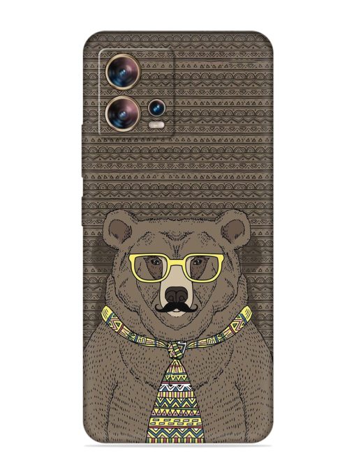 Grizzly Bear Embossed Soft Silicone Case for Motorola Moto Edge 30 Fusion Zapvi