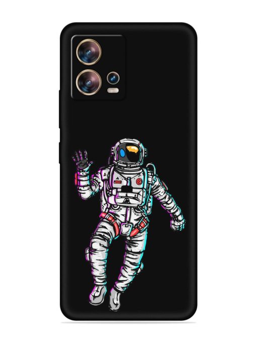 Spaceman Embossed Soft Silicone Case for Motorola Moto Edge 30 Fusion Zapvi