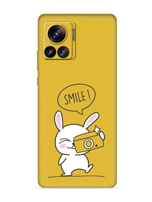 Hey Smile Please Embossed Soft Silicone Case for Motorola Moto Edge 30 Ultra Zapvi