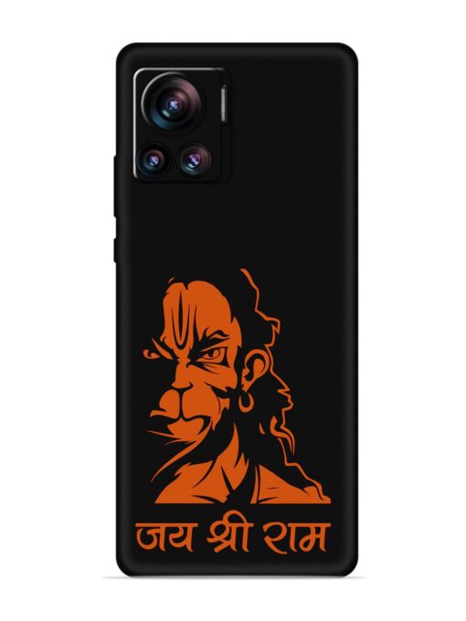 Angry Hanuman Embossed Soft Silicone Case for Motorola Moto Edge 30 Ultra Zapvi