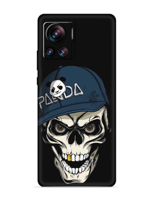 Panda Skull Embossed Soft Silicone Case for Motorola Moto Edge 30 Ultra Zapvi