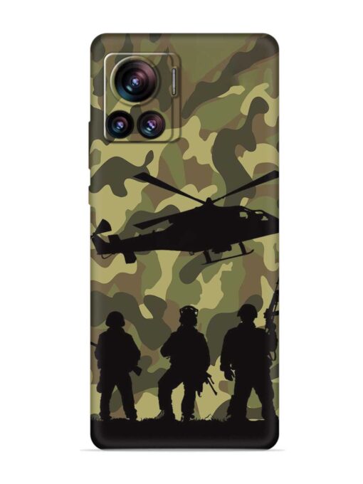 Army Heros Embossed Soft Silicone Case for Motorola Moto Edge 30 Ultra Zapvi