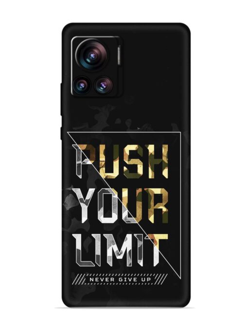 Push Your Limits Embossed Soft Silicone Case for Motorola Moto Edge 30 Ultra Zapvi