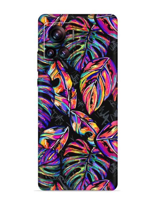 Tropical Seamless Vector Embossed Soft Silicone Case for Motorola Moto Edge 30 Ultra Zapvi