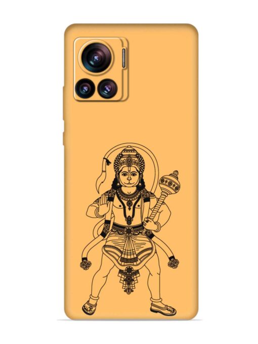 Indian God Hanuman Embossed Soft Silicone Case for Motorola Moto Edge 30 Ultra Zapvi