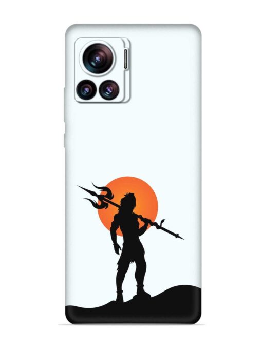 Lord Mahadev Trendy Embossed Soft Silicone Case for Motorola Moto Edge 30 Ultra Zapvi