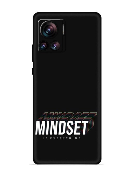 Mindset Everything Slogan Embossed Soft Silicone Case for Motorola Moto Edge 30 Ultra