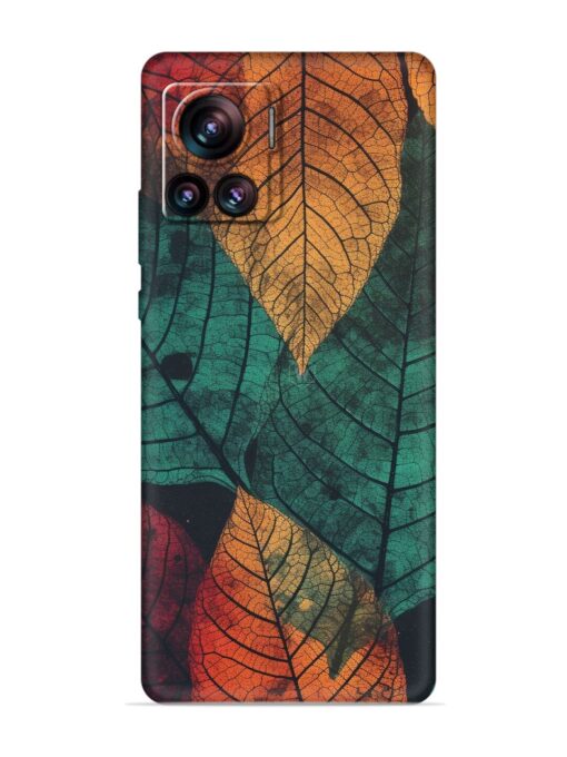 Leaves Artwork Embossed Soft Silicone Case for Motorola Moto Edge 30 Ultra Zapvi