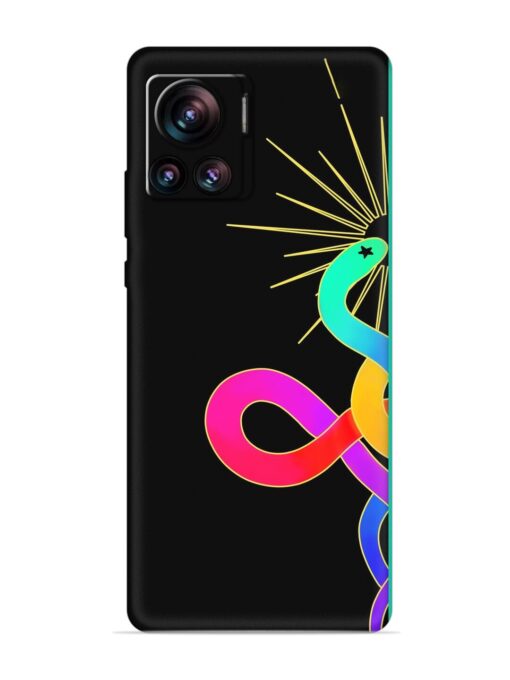 Art Geometric Abstraction Embossed Soft Silicone Case for Motorola Moto Edge 30 Ultra Zapvi