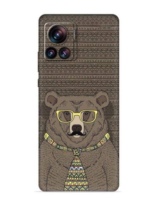 Grizzly Bear Embossed Soft Silicone Case for Motorola Moto Edge 30 Ultra Zapvi