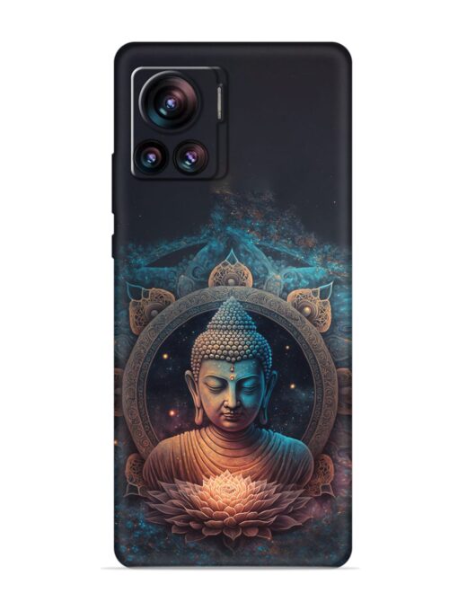 Gautam Buddha Embossed Soft Silicone Case for Motorola Moto Edge 30 Ultra Zapvi