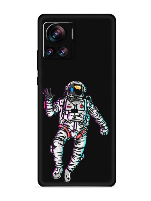 Spaceman Embossed Soft Silicone Case for Motorola Moto Edge 30 Ultra