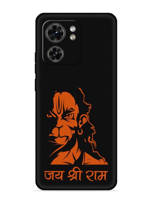 Angry Hanuman Embossed Soft Silicone Case for Motorola Moto Edge 40 Zapvi