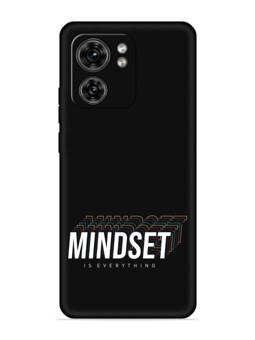 Mindset Everything Slogan Embossed Soft Silicone Case for Motorola Moto Edge 40 Zapvi