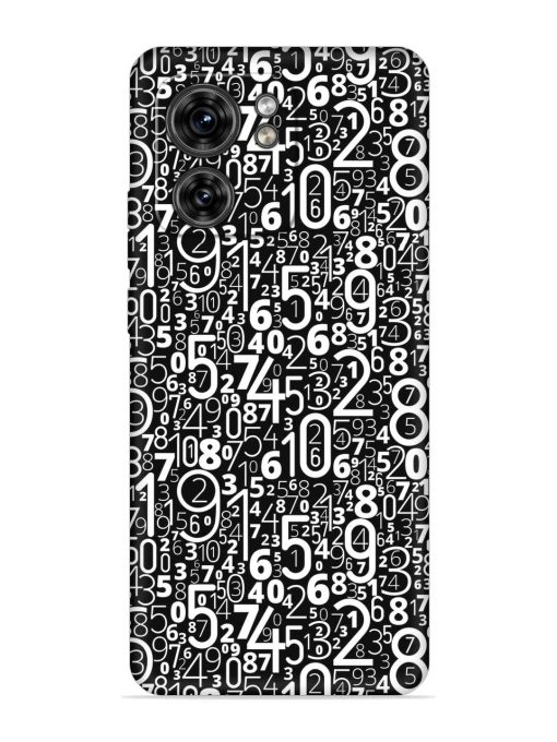 Many Numbers Different Embossed Soft Silicone Case for Motorola Moto Edge 40 Zapvi