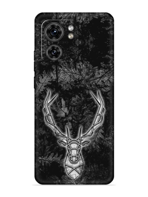 Ancient Deer Embossed Soft Silicone Case for Motorola Moto Edge 40 Zapvi