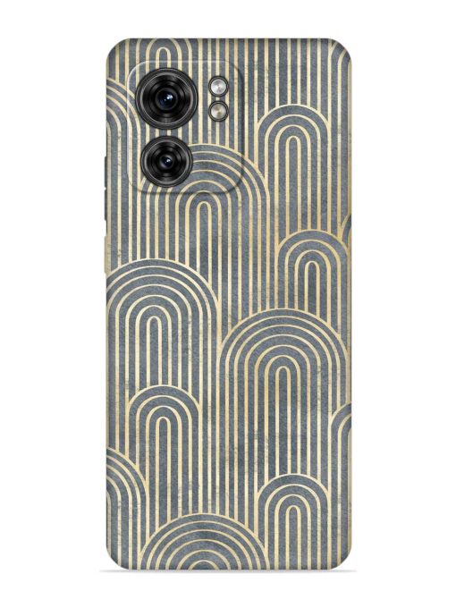 Art Deco Style Embossed Soft Silicone Case for Motorola Moto Edge 40 Zapvi