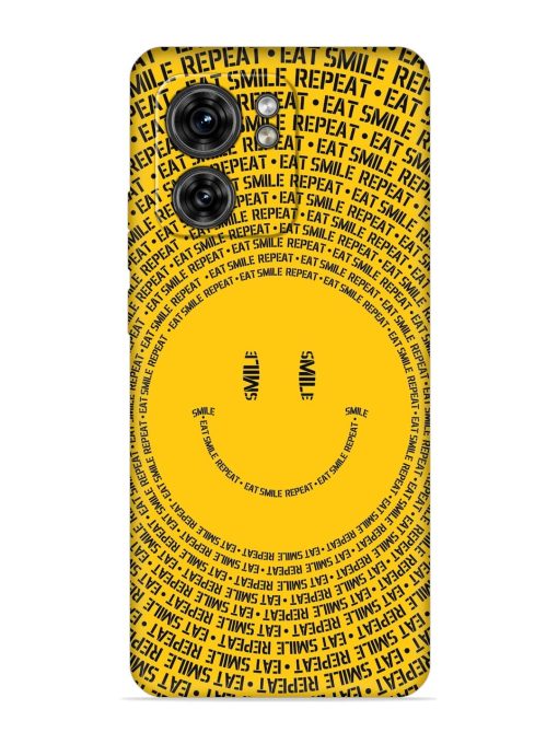 Smiley Embossed Soft Silicone Case for Motorola Moto Edge 40