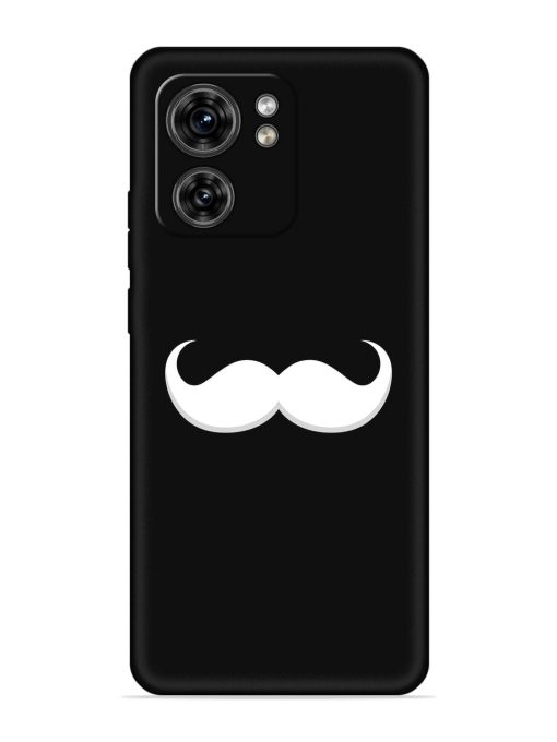 Mustache Vector Embossed Soft Silicone Case for Motorola Moto Edge 40 Zapvi