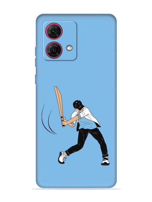 Cricket Gully Boy Embossed Soft Silicone Case for Motorola Moto Edge 40 Neo Zapvi