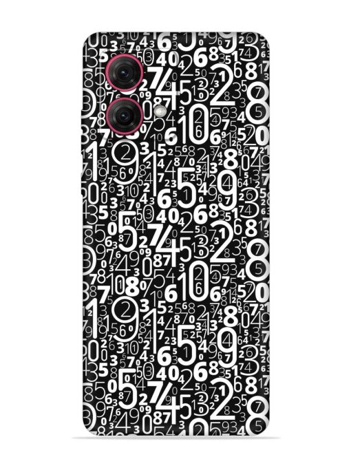 Many Numbers Different Embossed Soft Silicone Case for Motorola Moto Edge 40 Neo Zapvi