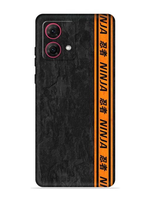 Ninja Srtips Embossed Soft Silicone Case for Motorola Moto Edge 40 Neo Zapvi