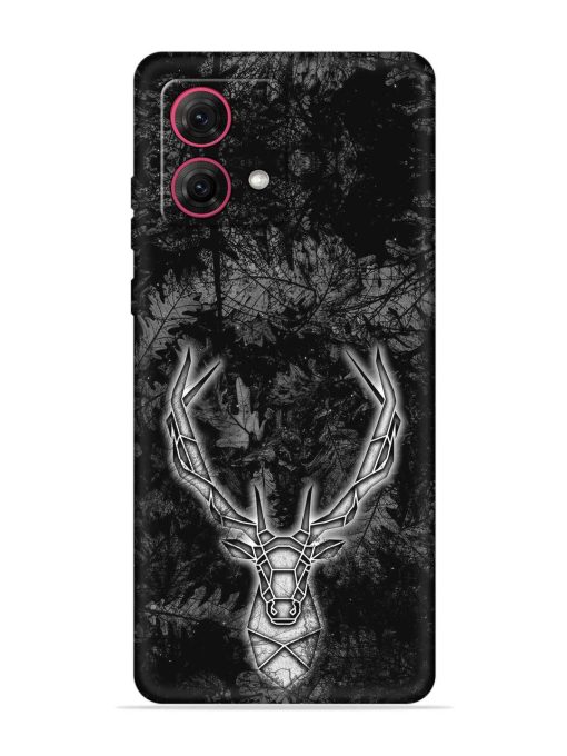 Ancient Deer Embossed Soft Silicone Case for Motorola Moto Edge 40 Neo Zapvi