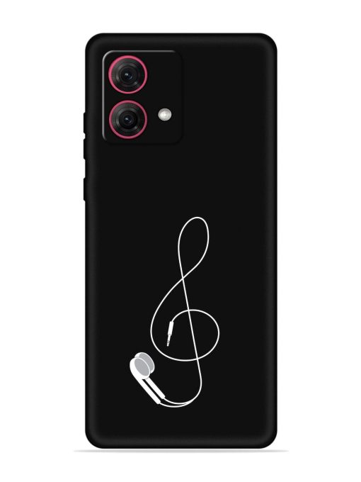 Music Earphone Vector Embossed Soft Silicone Case for Motorola Moto Edge 40 Neo Zapvi