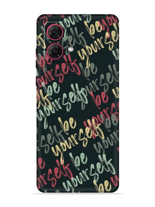 Yourself Seamless Embossed Soft Silicone Case for Motorola Moto Edge 40 Neo Zapvi