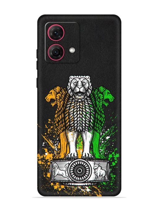 Pillars Of Ashoka Embossed Soft Silicone Case for Motorola Moto Edge 40 Neo Zapvi