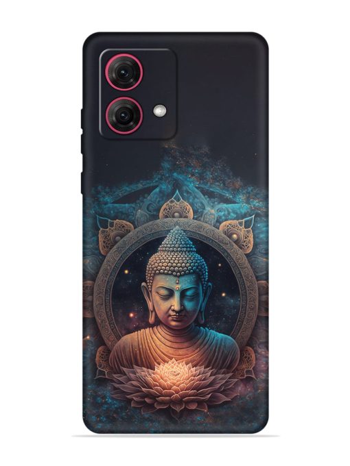 Gautam Buddha Embossed Soft Silicone Case for Motorola Moto Edge 40 Neo Zapvi