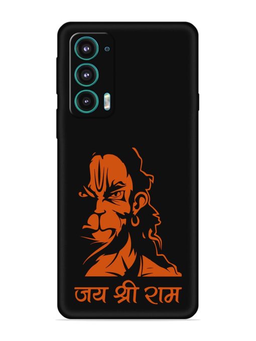 Angry Hanuman Embossed Soft Silicone Case for Motorola Moto Edge 5 Zapvi