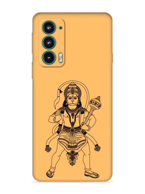 Indian God Hanuman Embossed Soft Silicone Case for Motorola Moto Edge 5 Zapvi