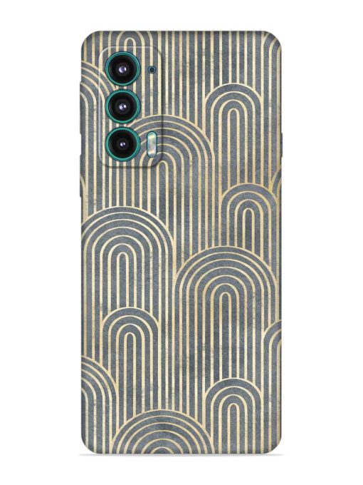 Art Deco Style Embossed Soft Silicone Case for Motorola Moto Edge 5 Zapvi