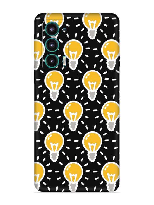 Light Bulb Seamless Embossed Soft Silicone Case for Motorola Moto Edge 5 Zapvi