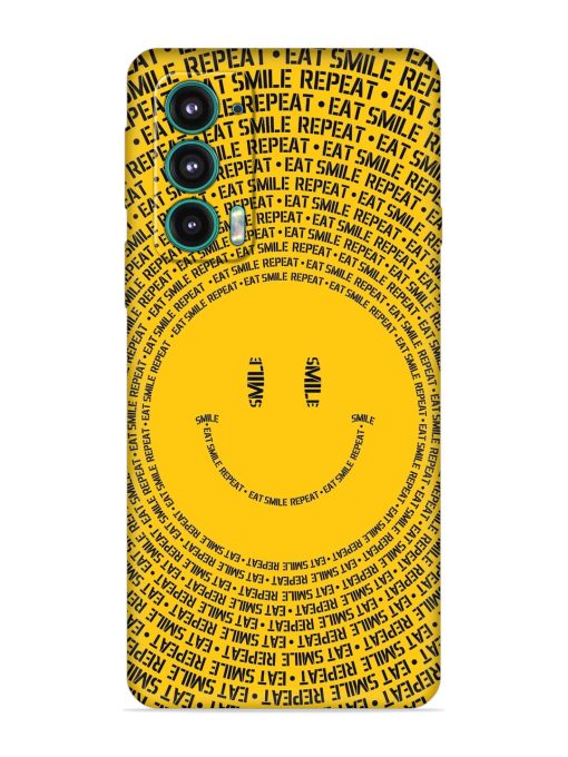 Smiley Embossed Soft Silicone Case for Motorola Moto Edge 5 Zapvi